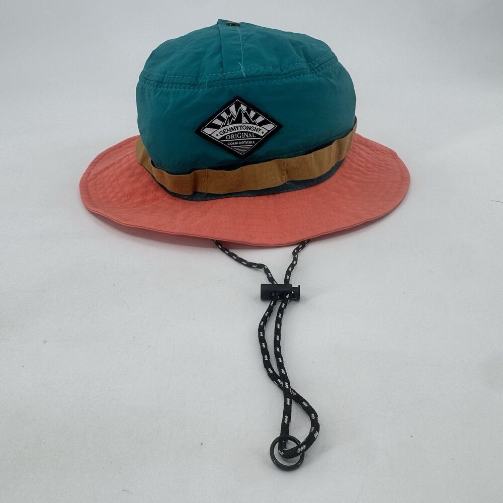 Gemmytongny Original Bucket Hat Nylon Mesh Lined Hiking Sun Pocket Youth